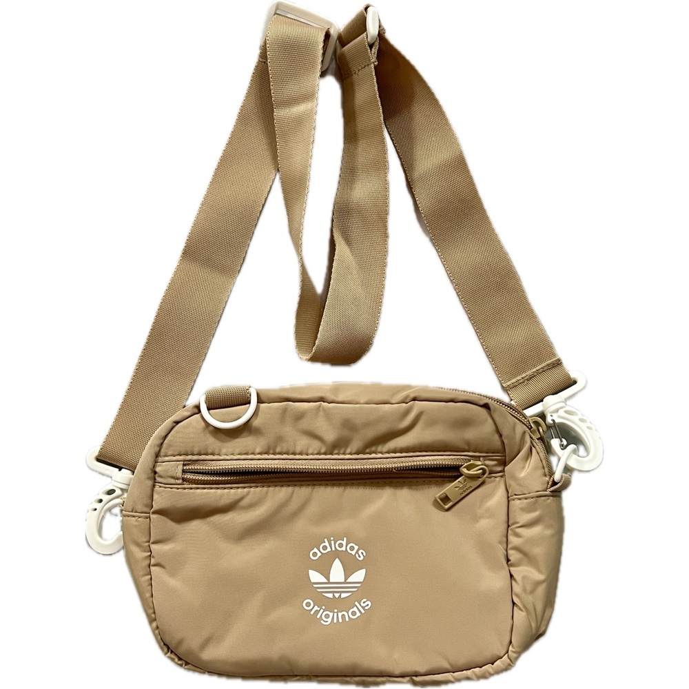 Adidas Originals small tan crossbody bag in excellent used condition
